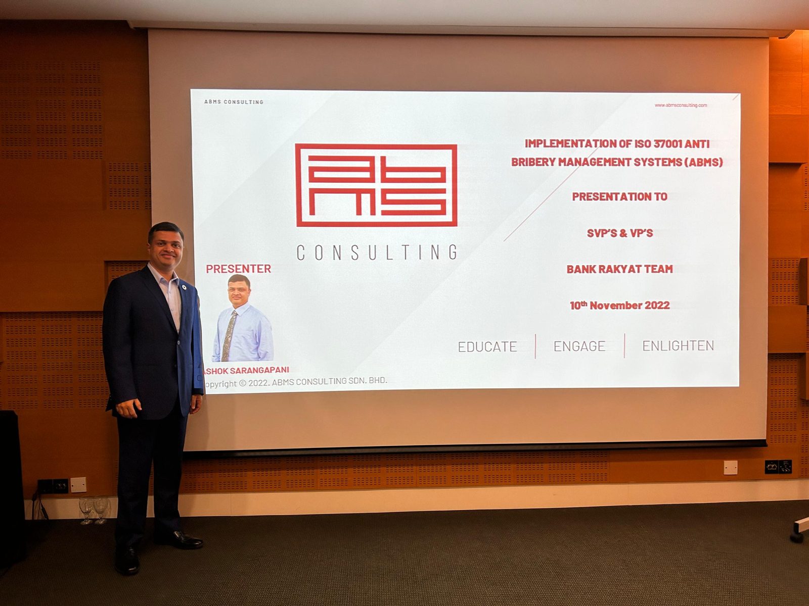 ISO 37001 ABMS awareness session for Bank Rakyat — November 2022