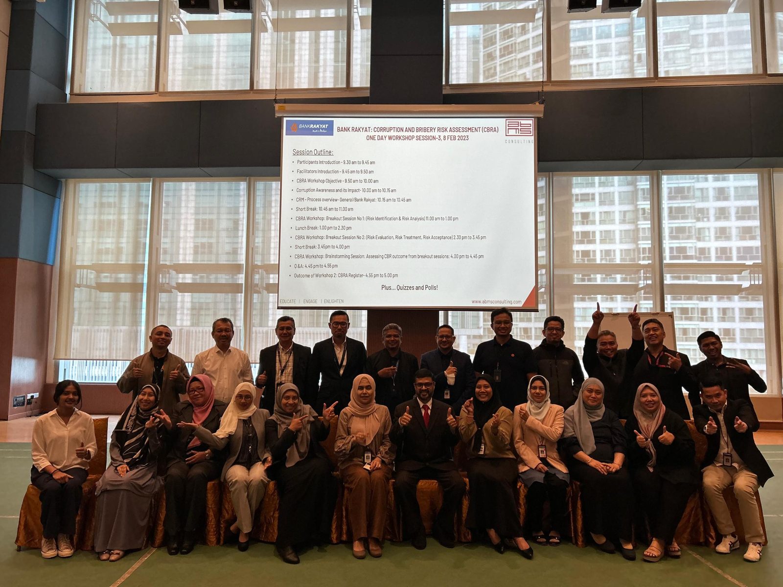 Corruption & bribery risk assessment workshop for Bank Rakyat — February 2023