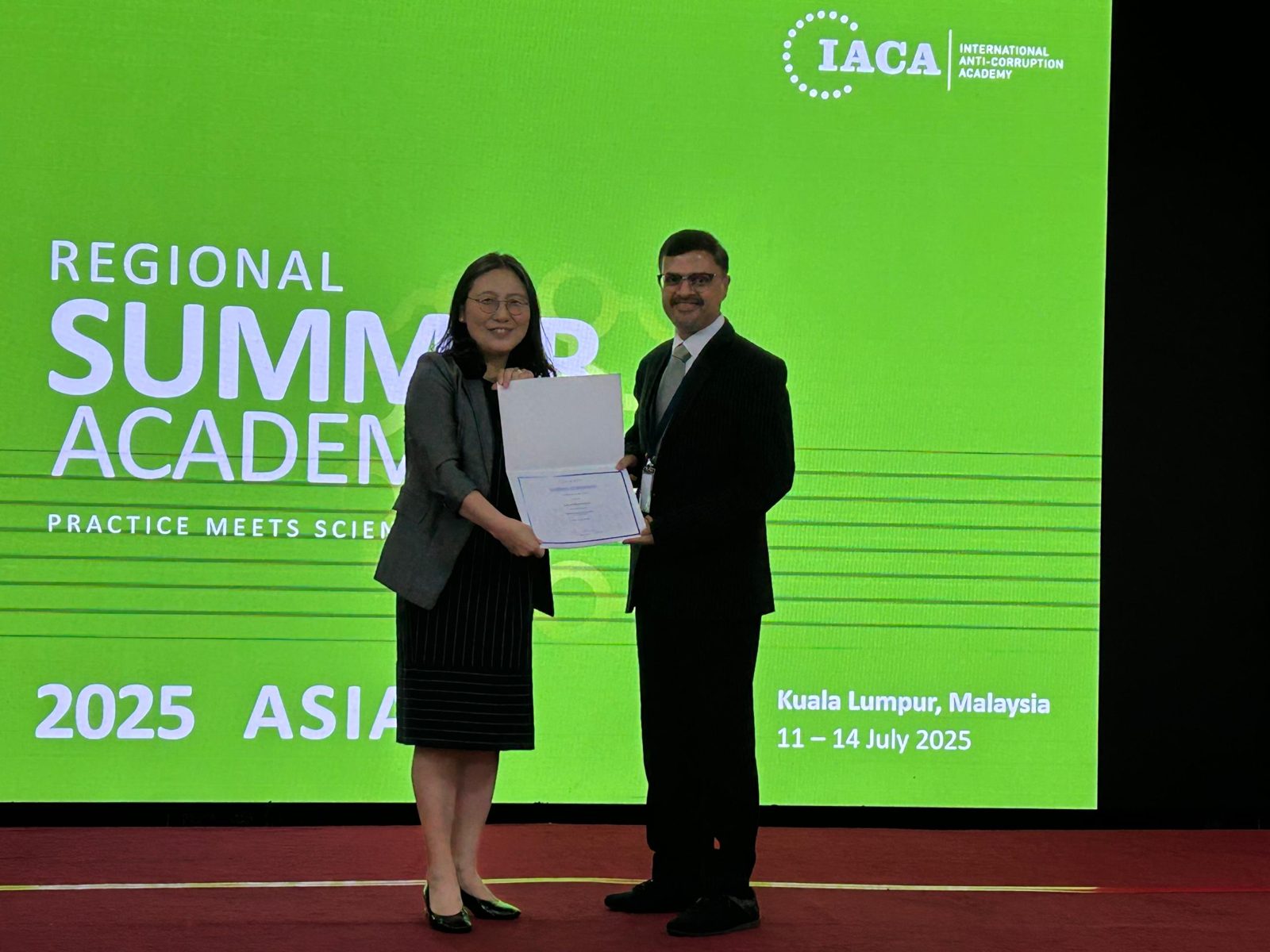 IACA Regional Summer Academy — Kuala Lumpur, July 2025