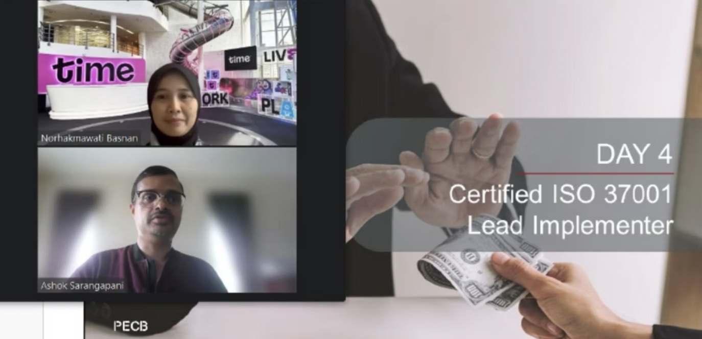 ISO 37001 Lead Implementer online training — March 2024